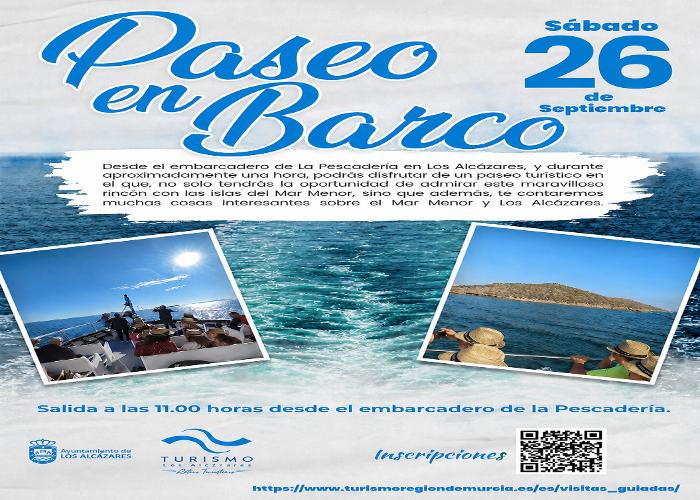 Paseo en barco por el Mar Menor 