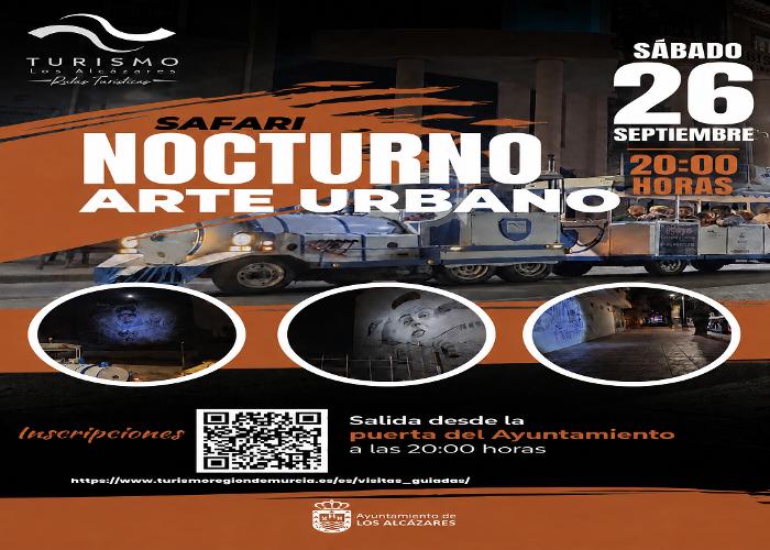 Safari nocturno de arte urbano a las 20:00