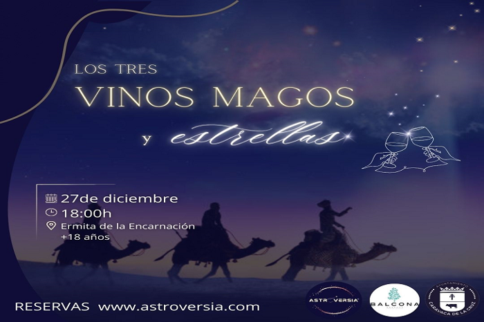 LOS TRES VINOS MAGOS Y ESTRELLAS