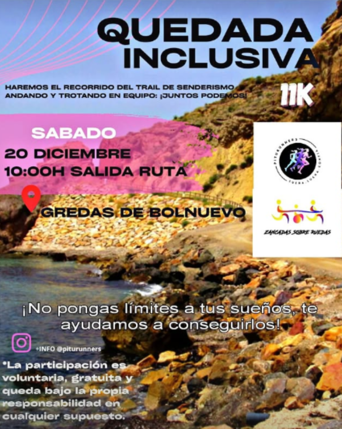  Quedada Inclusiva - Gredas de Bolnuevo 