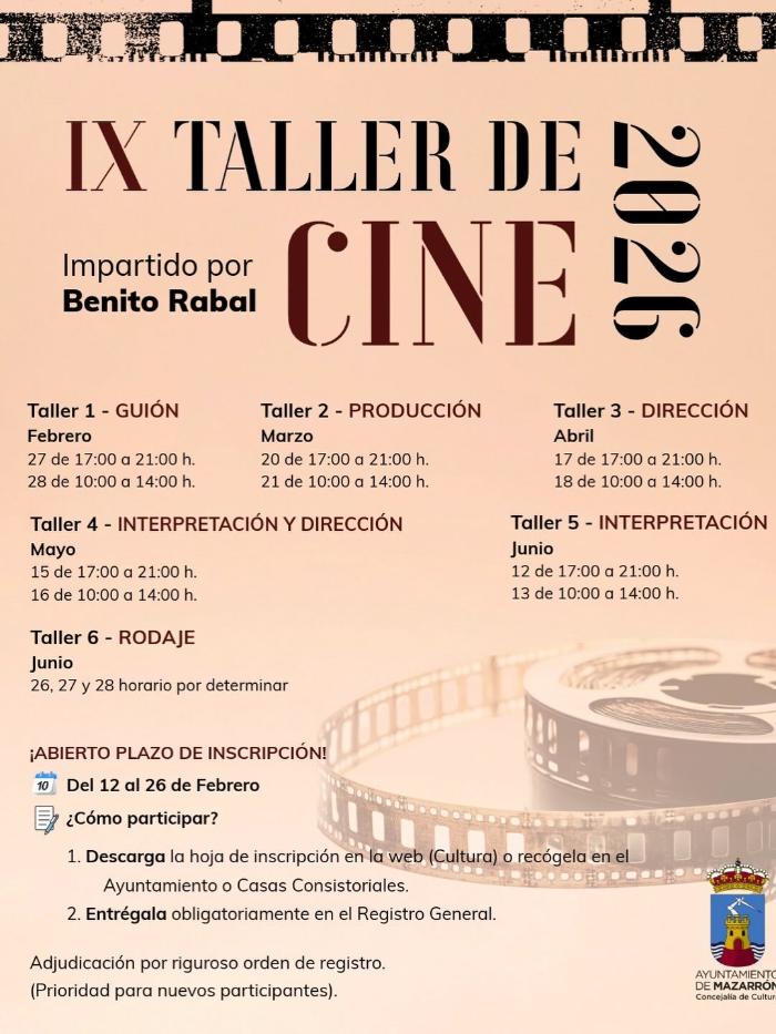 Ix taller de cine 2026 