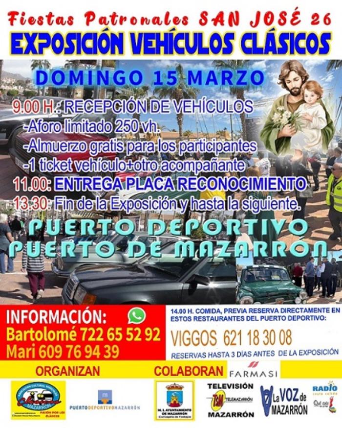 Exposici�n de veh�culos cl�sicos Fiestas patronales san jos� 2026 
