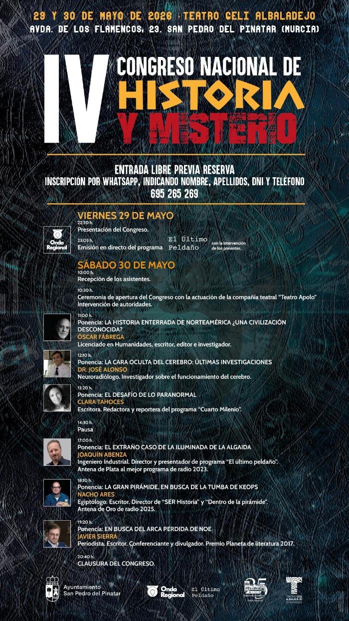 Iv congreso nacional  historia y misterio