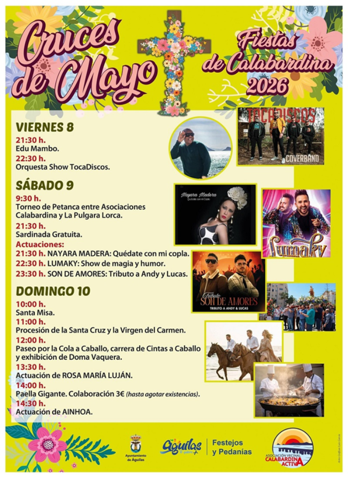 Fiestas de la Cruz de mayo en calabardina. 