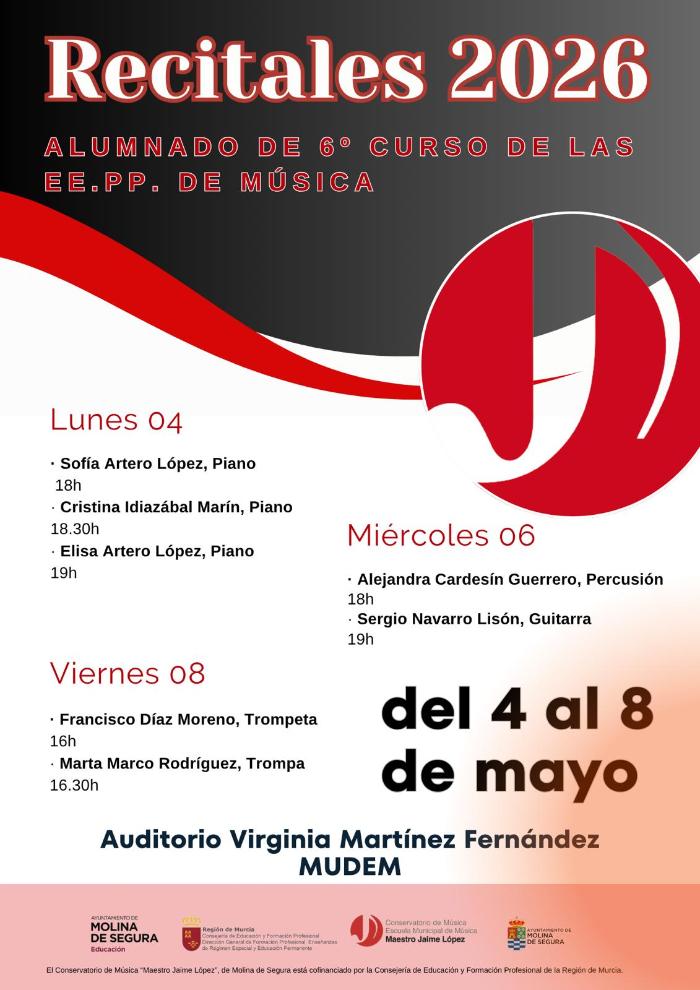 RECITALES 2026 CONSERVATORIO JAIME L�PEZ