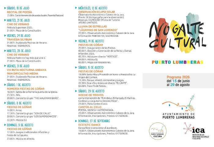 Nogalte cultural-verano 2026