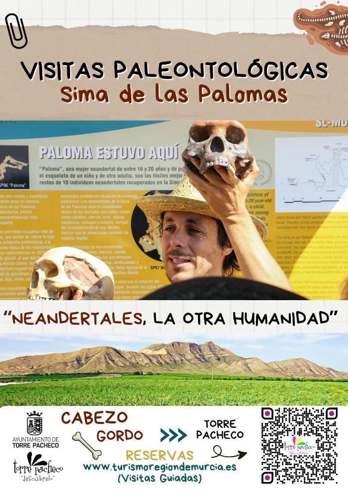 Visitas paleontol�gica a la sima de las palomas