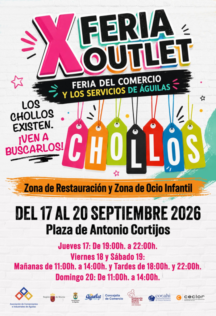 X feria outlet del comercio en �guilas 