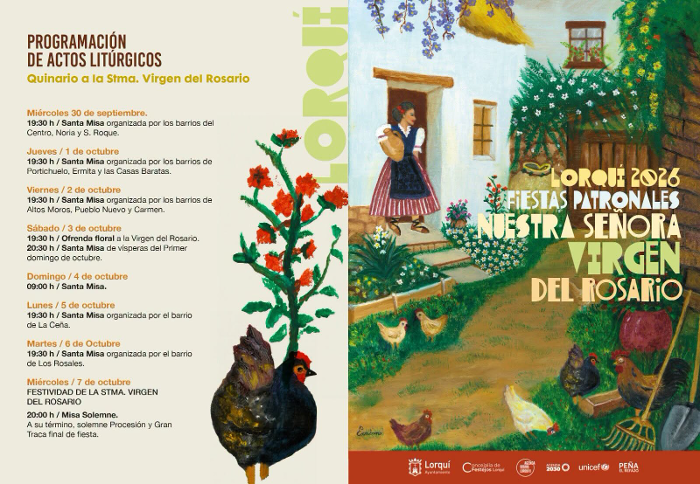 Fiestas patronales en honor a la Virgen del rosario 2026
