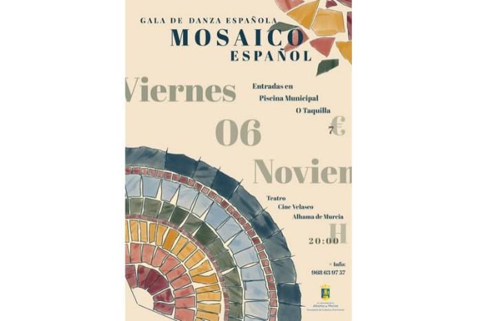 Gala de danza espA�ola mosaico espA�ol