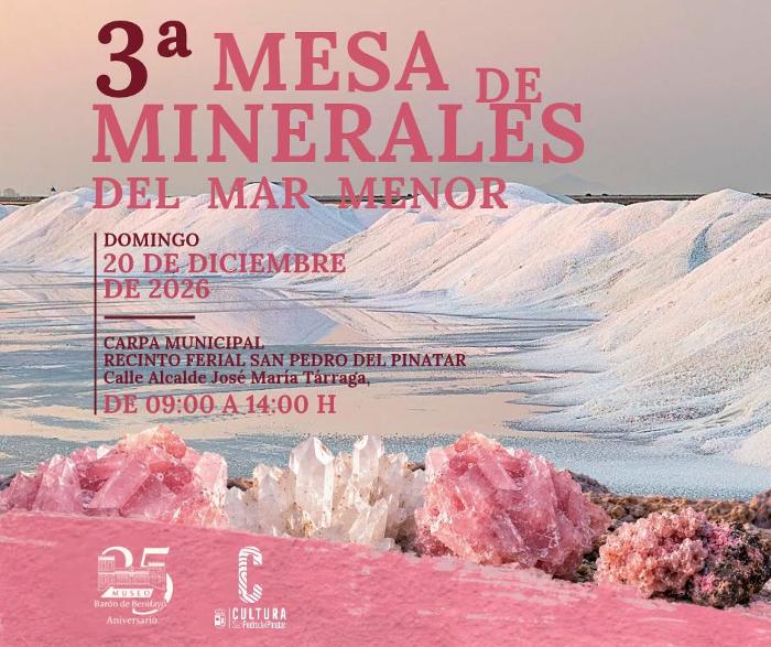 3 mesa de minerales del Mar Menor