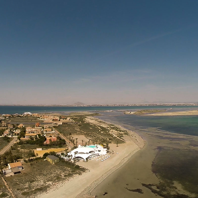 Wild beaches in San Javier