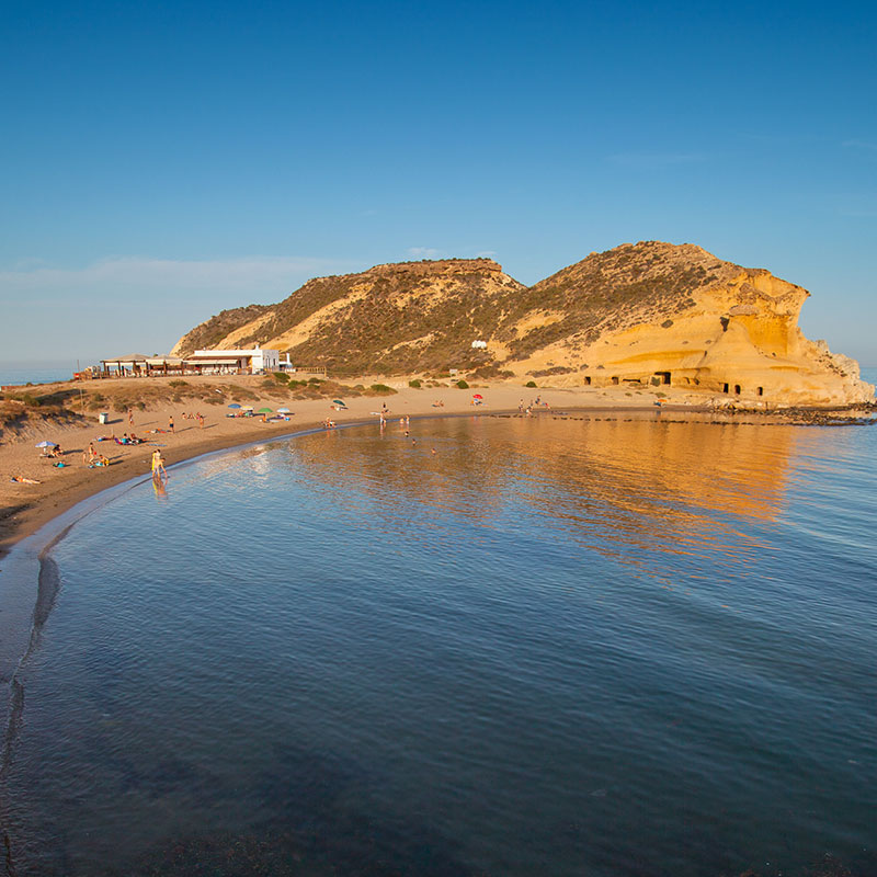 Wild beaches in �guilas