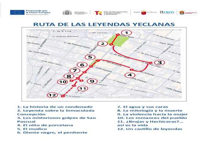 Ruta de las Leyendas Yeclanas Ruta de las Leyendas Yeclanas