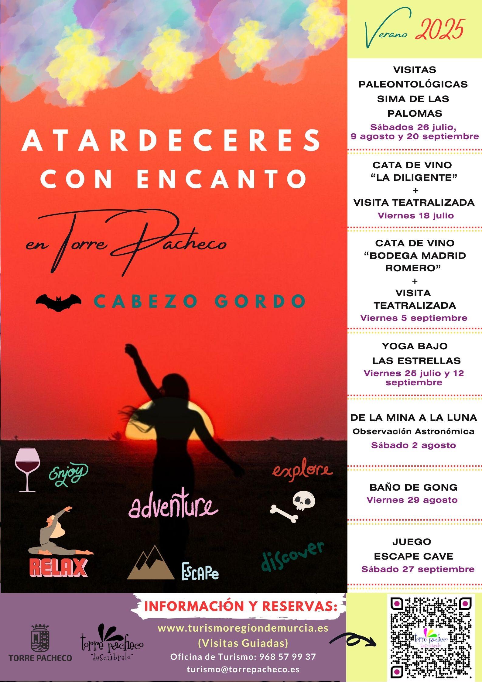 ATARDECERES CON ENCANTO: CATA DE VINO EN EL CABEZO GORDO + VISITA TEATRALIZADA EL 5 DE JULIO 2024 ATARDECERES CON ENCANTO: CATA DE VINO EN EL CABEZO GORDO + VISITA TEATRALIZADA EL 5 DE JULIO 2024