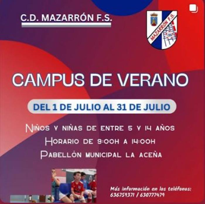 CD MAZARRN FS ORGANIZA SU CAMPUS DE FTBOL SALA