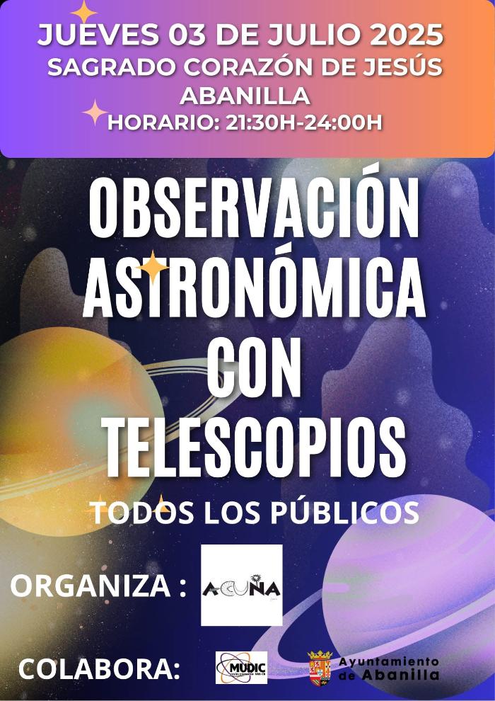Observacin astronmica con telescopios