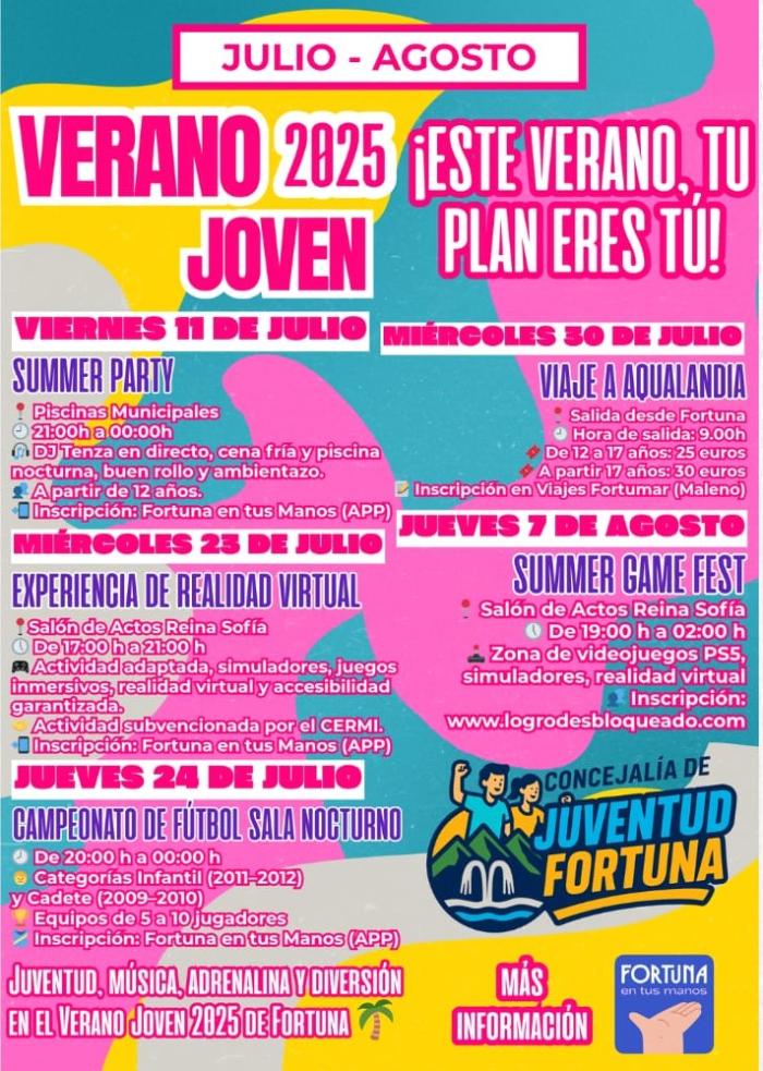 VERANO JOVEN 2025 VERANO JOVEN 2025