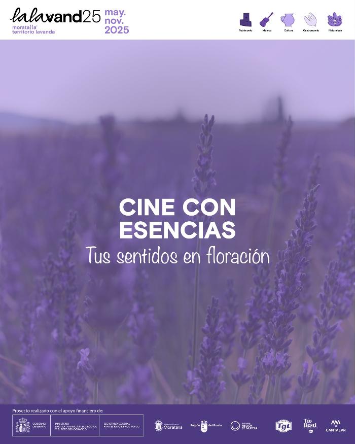CINE CON ESENCIAS  en las pedanas de Moratalla Lalavand 2025