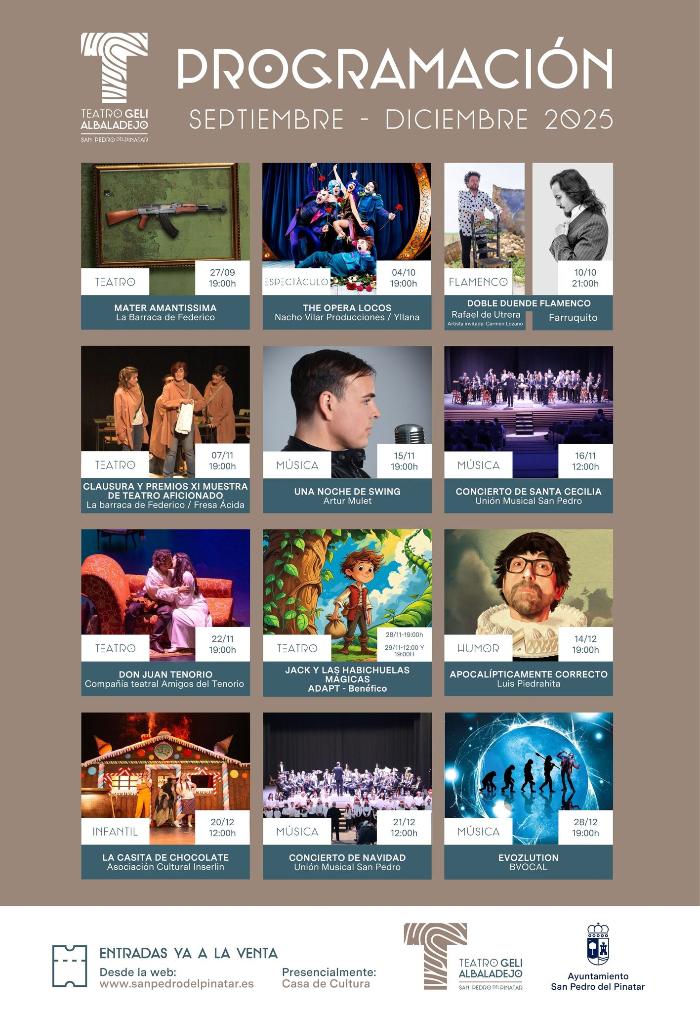 PROGRAMACIN TEATRO GELI ALBALADEJO