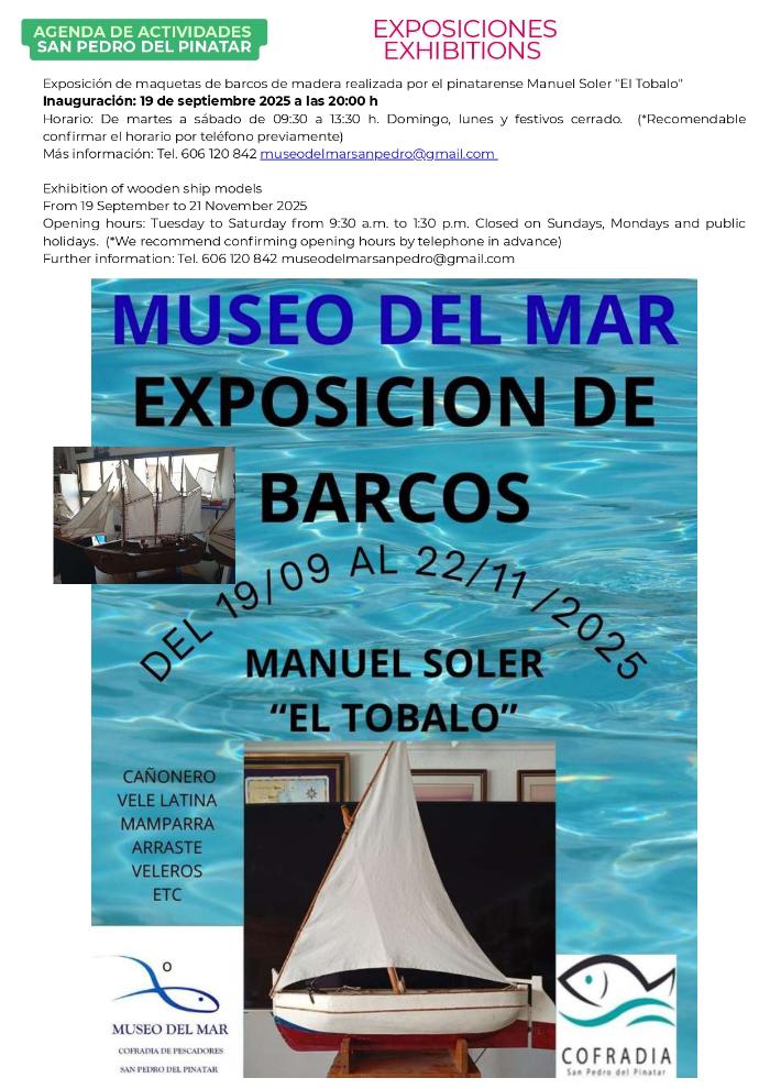 EXPOSICION DE MAQUETAS DE BARCO