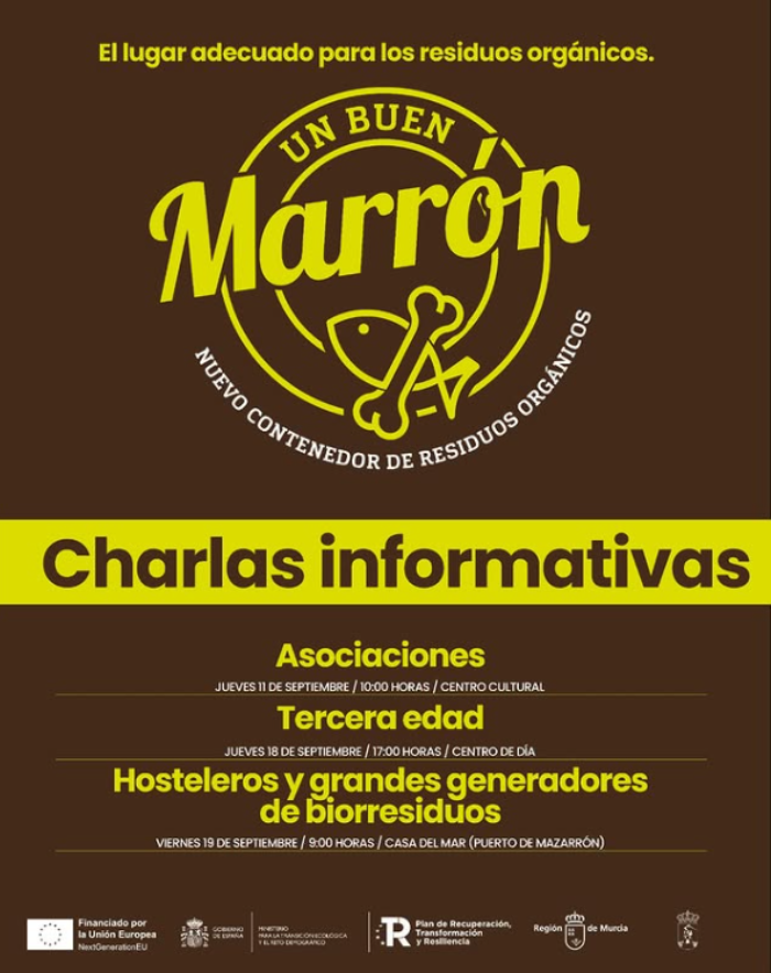 CHARLAS INFORMATIVAS SOBRE LA PRÓXIMA INSTALACIÓN DE CONTENEDORES MARRONES CHARLAS INFORMATIVAS SOBRE LA PRÓXIMA INSTALACIÓN DE CONTENEDORES MARRONES