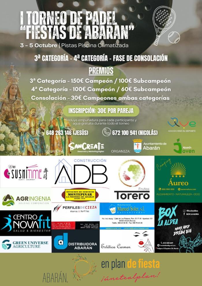 I TORNEO DE PADEL I TORNEO DE PADEL