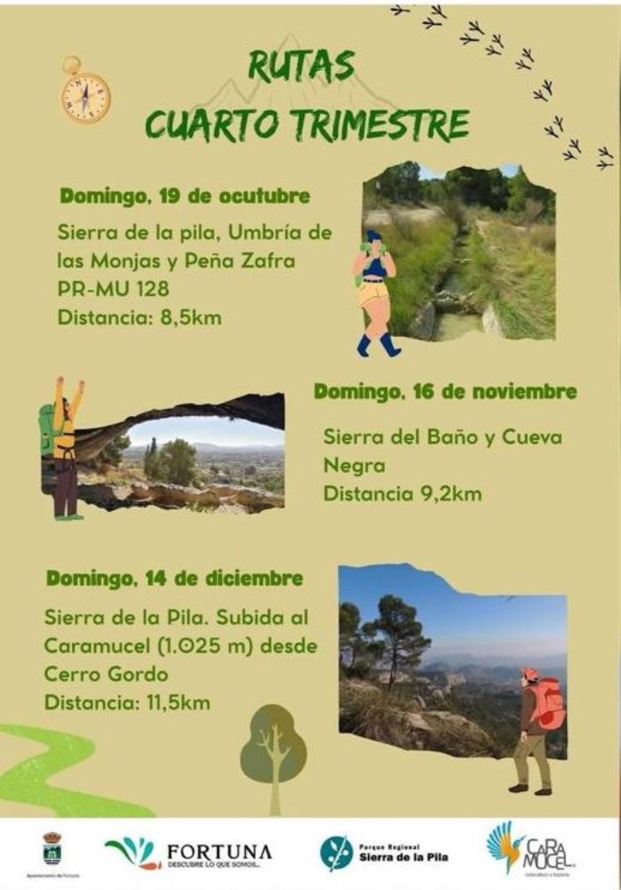 RUTAS SENDERISTAS CUARTO TRIMESTRE RUTAS SENDERISTAS CUARTO TRIMESTRE