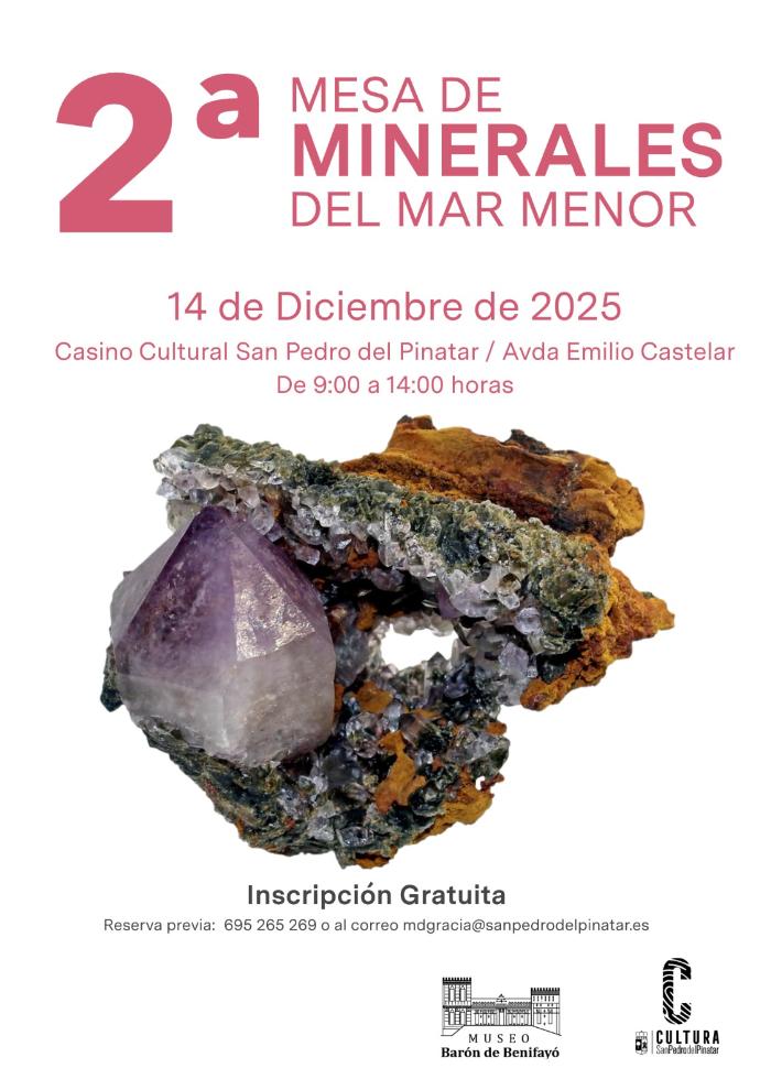 II MESA DE MINERALES MAR MENOR II MESA DE MINERALES MAR MENOR