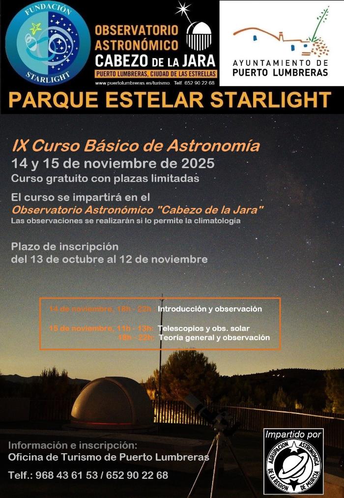 IX CURSO BÁSICO DE ASTRONOMÍA IX CURSO BÁSICO DE ASTRONOMÍA