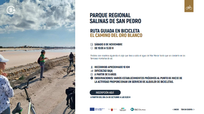 RUTA GUIADA EN BICICLETA EL CAMINO EL ORO BLANCO RUTA GUIADA EN BICICLETA EL CAMINO EL ORO BLANCO