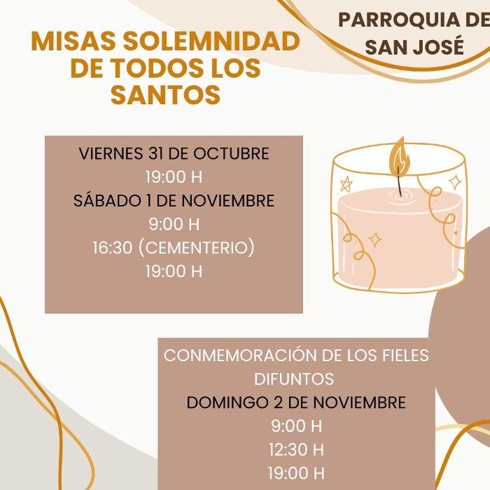 Celebracin de Todos los Santos, Parroquia de San Jos