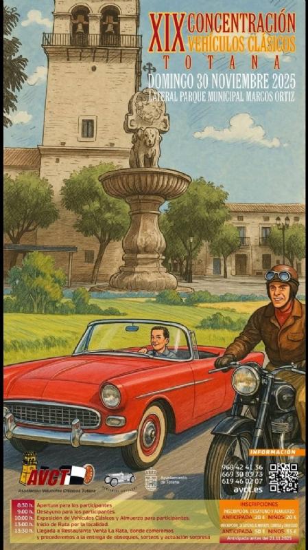 XIX CONCENTRACIÓN VEHÍCULOS CLÁSICOS TOTANA XIX CONCENTRACIÓN VEHÍCULOS CLÁSICOS TOTANA