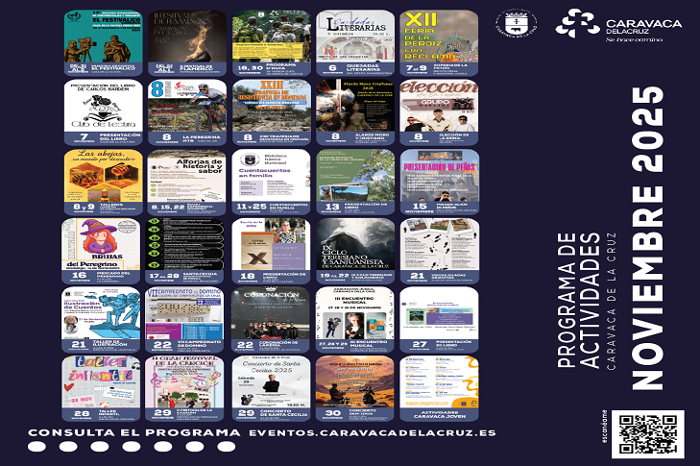 AGENDA EVENTOS NOVIEMBRE