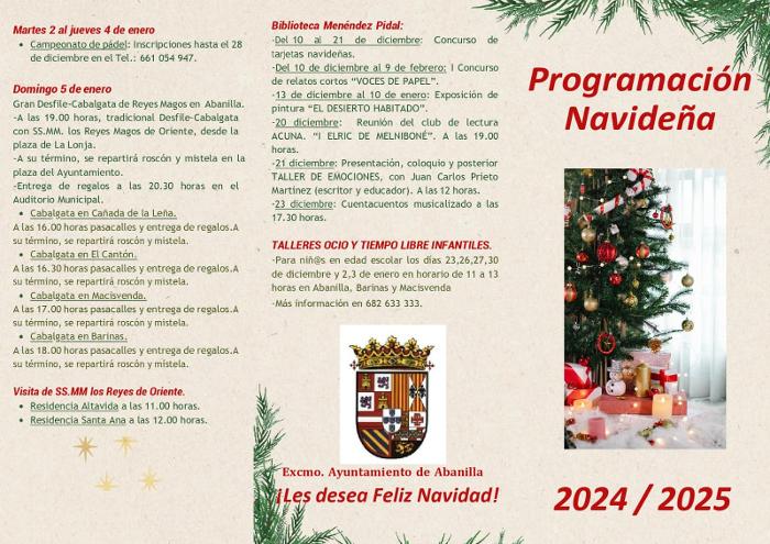 PROGRAMACIN DE NAVIDAD 