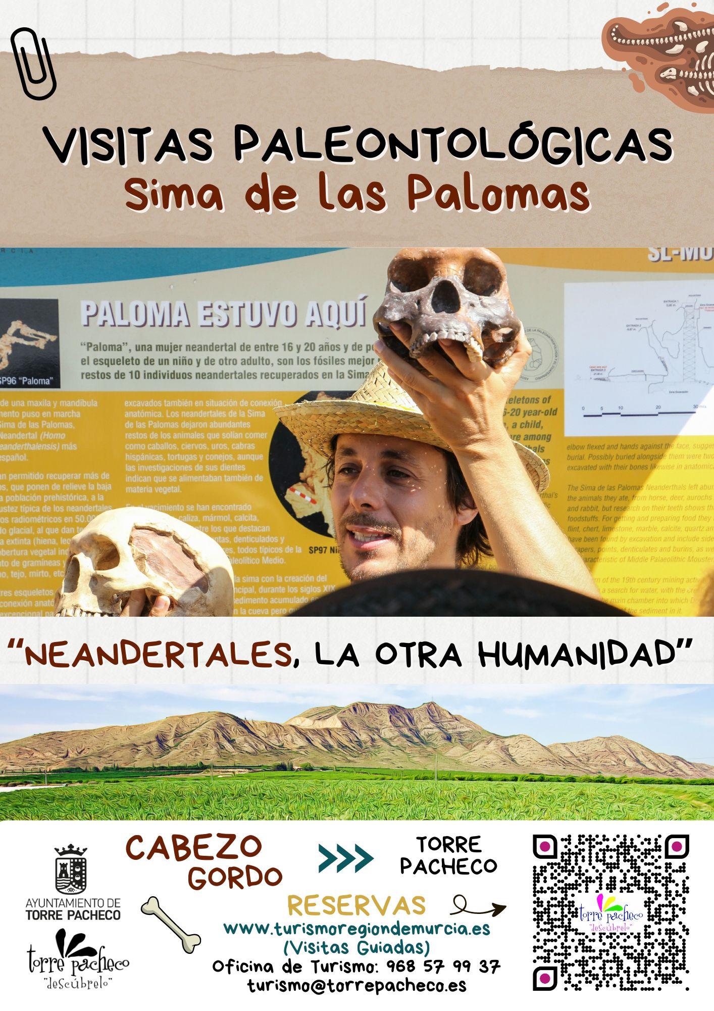 VISITA PALEONTOLGICA A LA SIMA DE LAS PALOMAS. NEANDERTALES, LA OTRA HUMANIDAD (CABEZO GORDO) 