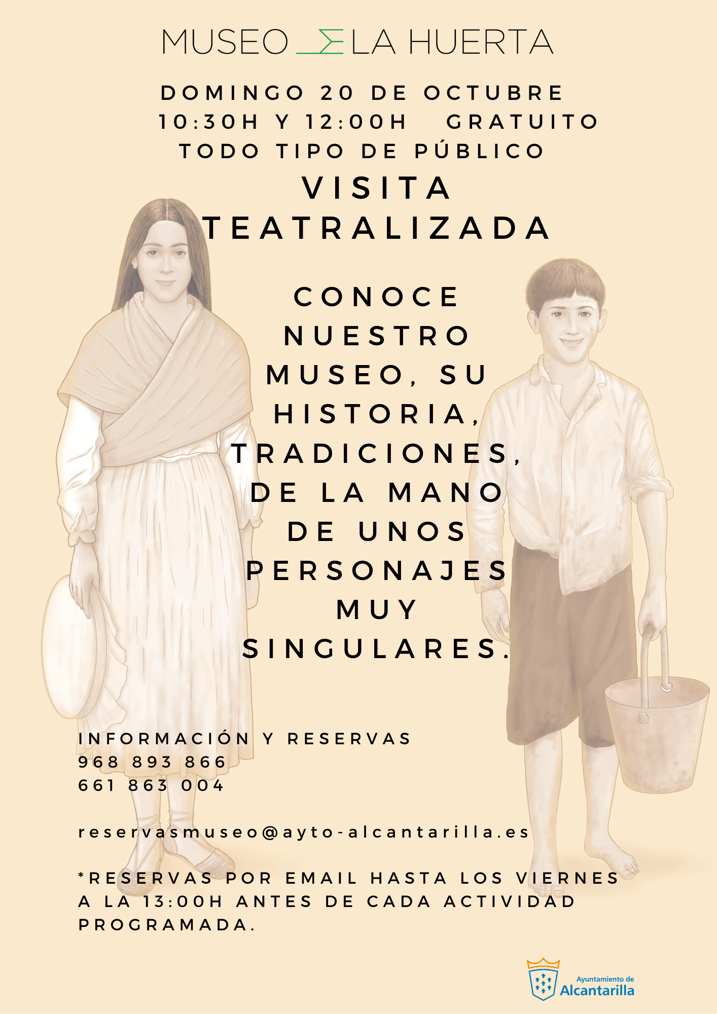 VISITA TEATRALIZADA EN EL MUSEO DE LA HUERTA